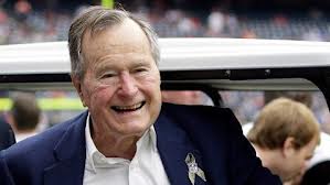 George H.W. Bush to visit the White House on Monday